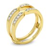 Thumbnail Image 2 of Previously Owned - 1/4 CT. T.W. Channel-Set Diamond Solitaire Enhancer in 14K Gold
