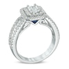 Thumbnail Image 2 of Previously Owned - Vera Wang Love Collection 1-1/2 CT. T.W. Emerald-Cut Diamond Frame Engagement Ring in 14K White Gold