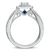 Thumbnail Image 3 of Previously Owned - Vera Wang Love Collection 1-1/2 CT. T.W. Emerald-Cut Diamond Frame Engagement Ring in 14K White Gold