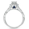 Thumbnail Image 3 of Previously Owned - Vera Wang Love Collection 1 CT. T.W. Princess-Cut Diamond Twist Engagement Ring in 14K White Gold