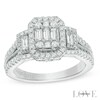 Thumbnail Image 1 of Previously Owned - Vera Wang Love Collection 1-1/5 CT. T.W. Diamond Octagonal Frame Engagement Ring in 14K White Gold