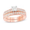 Thumbnail Image 1 of Previously Owned - 1 CT. T.W. Diamond Bridal Set in 14K Rose Gold