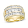 Thumbnail Image 1 of Previously Owned - Men's 2 CT. T.W. Diamond Five Stone Triple Row Ring in 10K Gold