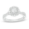 Thumbnail Image 1 of Previously Owned - Love's Destiny by Zales 1 CT. T.W. Diamond Frame Engagement Ring in 14K White Gold (I/I1)