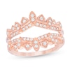 Thumbnail Image 1 of Previously Owned - 1/3 CT. T.W. Diamond Art Deco Vintage-Style Solitaire Enhancer in 14K Rose Gold