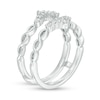 Thumbnail Image 2 of Previously Owned - 1/5 CT. T.W. Diamond Tiara Ring Solitaire Enhancer in 10K White Gold