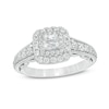Thumbnail Image 1 of Previously Owned - Love's Destiny by Zales 1-1/3 CT. T.W. Princess-Cut Diamond Frame Engagement Ring in 14K White Gold