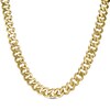 Thumbnail Image 1 of Previously Owned - Made in Italy Men's 6.5mm Curb Chain Necklace in 10K Gold - 22"