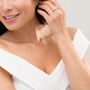 Thumbnail Image 3 of Previously Owned - Marilyn Monroe™ Collection 1 CT. T.W. Baguette and Round Diamond Concave Ring in 10K White Gold