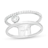 Thumbnail Image 1 of Previously Owned - Marilyn Monroe™ Collection 1/5 CT. T.W. Diamond Ring in 10K White Gold