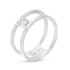 Thumbnail Image 2 of Previously Owned - Marilyn Monroe™ Collection 1/5 CT. T.W. Diamond Ring in 10K White Gold