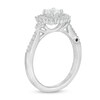 Thumbnail Image 2 of Previously Owned - Marilyn Monroe™ Collection 5/8 CT. T.W. Diamond Starburst Frame Engagement Ring in 14K White Gold