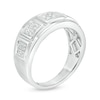 Thumbnail Image 2 of Previously Owned - 5/8 CT. T.W. Quad Multi-Diamond Five Stone Anniversary Band in 10K White Gold