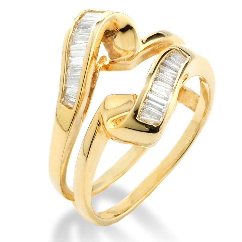 Main Image 1 of Previously Owned - 3/8 CT. T.W. Diamond Solitaire Enhancer in 14K Gold