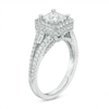 Thumbnail Image 2 of Previously Owned - Vera Wang Love Collection 1-3/4 CT. T.W. Diamond Frame Engagement Ring in 14K White Gold (I/SI2)
