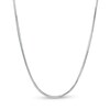 Thumbnail Image 1 of Previously Owned - Made in Italy Men's 0.8mm Adjustable Snake Chain Necklace in 14K White Gold - 22"