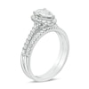 Thumbnail Image 2 of Previously Owned - 1-1/5 CT. T.W. Pear-Shaped Diamond Frame Bridal Set in 14K White Gold (I/SI2)