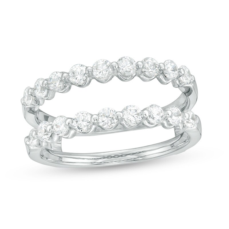 Main Image 1 of Previously Owned - 1 CT. T.W. Diamond Solitaire Enhancer in 14K White Gold