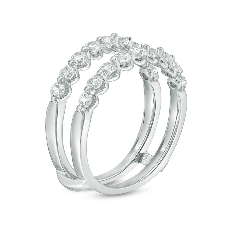 Main Image 2 of Previously Owned - 1 CT. T.W. Diamond Solitaire Enhancer in 14K White Gold