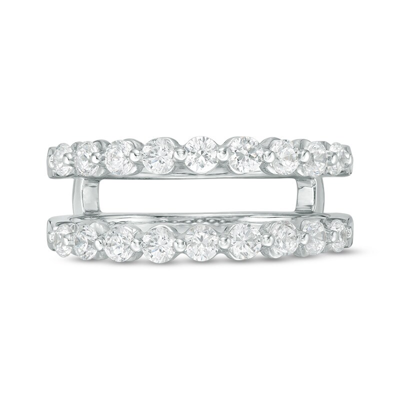 Main Image 3 of Previously Owned - 1 CT. T.W. Diamond Solitaire Enhancer in 14K White Gold