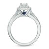 Thumbnail Image 3 of Previously Owned - Vera Wang Love Collection 5/8 CT. T.W. Diamond Double Frame Engagement Ring in 14K White Gold