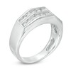 Thumbnail Image 3 of Previously Owned - 3/4 CT. T.W. Diamond Double Row Channel-Set Anniversary Band in 10K White Gold