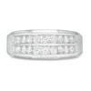 Thumbnail Image 4 of Previously Owned - 3/4 CT. T.W. Diamond Double Row Channel-Set Anniversary Band in 10K White Gold