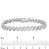 Thumbnail Image 3 of Previously Owned - 3 CT. T.W. Diamond Cascading Tennis Bracelet in 10K White Gold