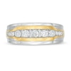 Thumbnail Image 3 of Previously Owned - 3/4 CT. T.W. Diamond Wedding Band in 10K Two-Tone Gold