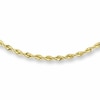 Thumbnail Image 1 of Previously Owned - 3.0mm Diamond-Cut Glitter Rope Chain Necklace in 10K Gold - 20"