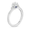 Thumbnail Image 3 of Previously Owned - Vera Wang Love Collection 5/8 CT. T.W. Diamond Hexagonal Frame Engagement Ring in 14K White Gold