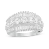 Thumbnail Image 1 of Previously Owned - Marilyn Monroe™ Collection 2 CT. T.W. Baguette and Round Diamond Multi-Row Ring in 14K White Gold