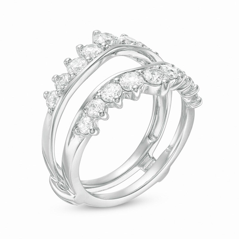 Main Image 2 of Previously Owned - 1-1/2 CT. T.W. Diamond Solitaire Enhancer in 14K White Gold