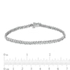 Thumbnail Image 4 of Previously Owned - 1 CT. T.W. Diamond Twist Line Bracelet in 10K White Gold