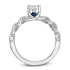 Thumbnail Image 3 of Previously Owned - Vera Wang Love Collection 3/4 CT. T.W. Diamond Cascading Shank Engagement Ring in 14K White Gold