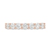 Thumbnail Image 4 of Previously Owned - 1 CT. T.W. Diamond Seven Stone Anniversary Band in 10K Rose Gold
