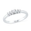 Thumbnail Image 1 of Previously Owned - 1/5 CT. T.W. Diamond Five Stone Promise Ring in 10K White Gold