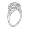 Thumbnail Image 2 of Previously Owned - 1 CT. T.W. Multi-Diamond Frame Split Shank Ring in 10K White Gold