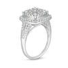 Thumbnail Image 2 of Previously Owned - 1 CT. T.W. Composite Diamond Cushion Frame Split Shank Ring in 10K White Gold