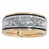 Thumbnail Image 1 of Previously Owned - 1 CT. T.W. Diamond Wedding Band in 14K Two-Tone Gold