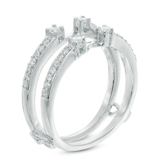 Previously Owned - 1/3 CT. T.w. Diamond Solitaire Enhancer in 10K White Gold
