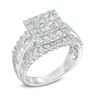 Thumbnail Image 2 of Previously Owned - 1-3/4 CT. T.W. Quad Princess-Cut Diamond Frame Engagement Ring in 14K White Gold