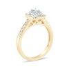 Thumbnail Image 2 of Previously Owned - 1/2 CT. T.W. Emerald-Cut Diamond Double Frame Engagement Ring in 14K Gold