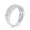 Thumbnail Image 3 of Previously Owned - 7/8 CT. T.W. Diamond Multi-Row Anniversary Band in 14K White Gold