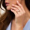 Thumbnail Image 2 of Previously Owned - 1 CT. T.W. Composite Pear Diamond Frame Twist Shank Engagement Ring in 14K Rose Gold