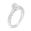 Thumbnail Image 2 of Previously Owned - 1 CT. T.W. Pear-Shaped Diamond Frame Engagement Ring in 14K White Gold (I/I2)