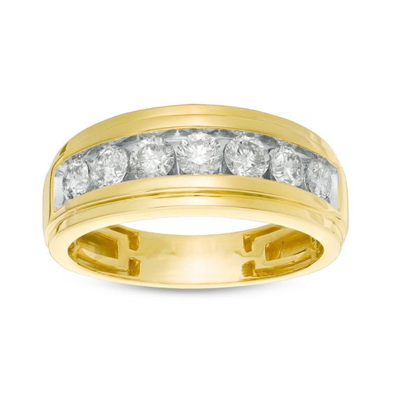 Previously Owned - 1-1/5 CT. T.w. Diamond Seven Stone Wedding Band in 10K Gold