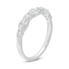 Thumbnail Image 3 of Previously Owned - 3/8 CT. T.W. Baguette and Round Diamond Vintage-Style Band in 10K White Gold