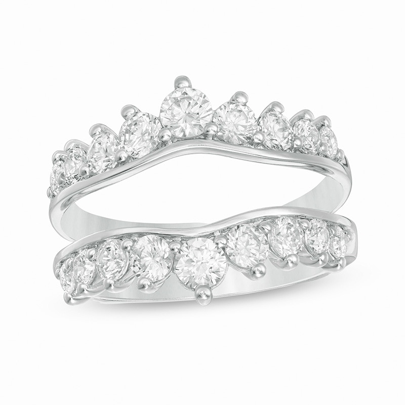 Main Image 1 of Previously Owned - 1-1/2 CT. T.W. Diamond Solitaire Enhancer in 14K White Gold