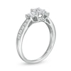Thumbnail Image 3 of Previously Owned - 1 CT. T.W. Princess-Cut Diamond Past Present Future® Engagement Ring in 10K White Gold
